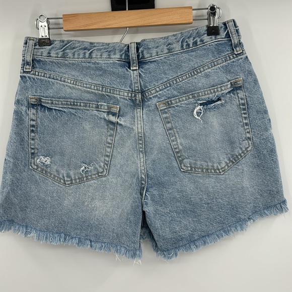 We The Free Button Fly Distressed Destroyed Frayed Denim 28 - Picture 3 of 6